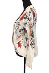 Lightweight Floral Cardigan As Seen on Hallmark - Size Small