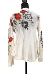 Lightweight Floral Cardigan As Seen on Hallmark - Size Small