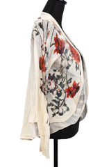 Lightweight Floral Cardigan As Seen on Hallmark - Size Small