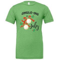 Jingle in July Dressing Festive green T-shirt