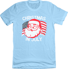 Santa Flag White Text