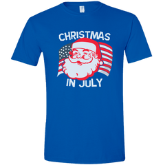 Santa Flag White Text