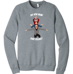 Three Wiseman and a Baby Hallmark Fellas Dressing Festive grey crew