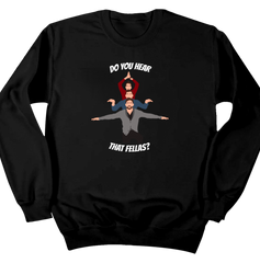 Three Wiseman and a Baby Hallmark Fellas Dressing Festive black crew