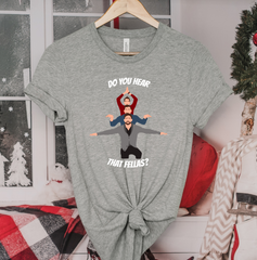 Three Wiseman and a Baby Hallmark Fellas Dressing Festive grey T-shirt