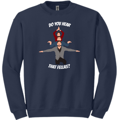 Three Wiseman and a Baby Hallmark Fellas Dressing Festive navy crew