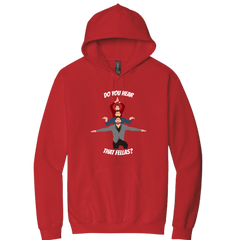 Three Wiseman and a Baby Hallmark Fellas Dressing Festive red Hoodie