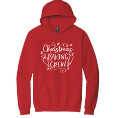 Christmas Baking Crew ASO Hallmark Dressing Festive red hoodie