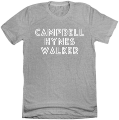 Campbell Hynes Walker Hallmark Favorites Dressing Festive T-shirt grey