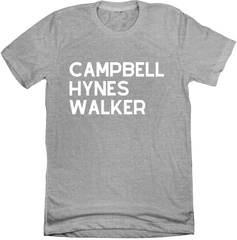 Campbell Hynes Walker the Three Wiseman Dressing Festive Tee grey