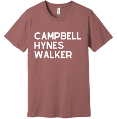 Campbell Hynes Walker the Three Wiseman Dressing Festive Tee mauve