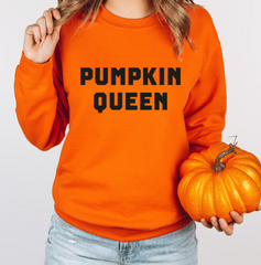 Pumpkin Queen Black Print