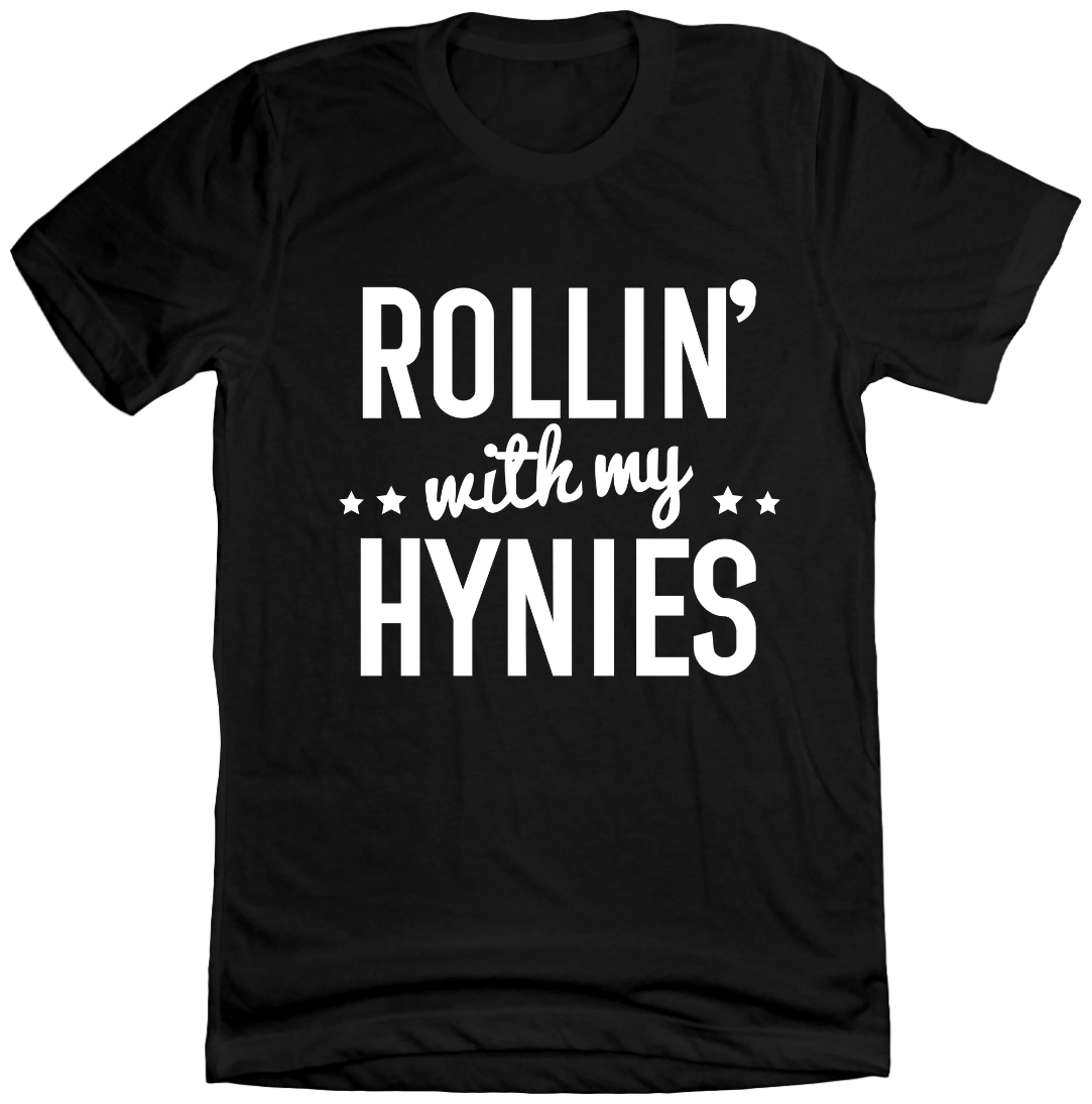 Rollin with my Hynies Dressing Festive T-shirt black