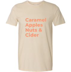 Fall Foods Bucket List Dressing Festive T-shirt natural