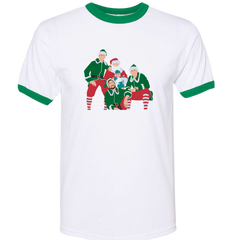 Three Wiseman and a Baby Elves Print