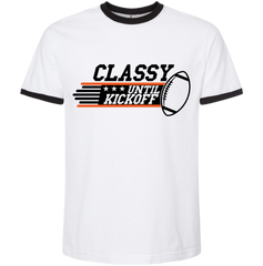 Classy Until Kick Off Black and Orange
