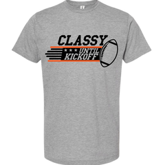 Classy Until Kick Off Black and Orange