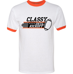Classy Until Kick Off Black and Orange