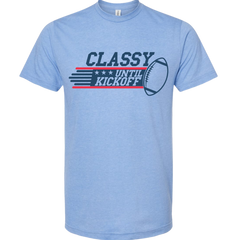 Classy Until Kick Off Blue and Red