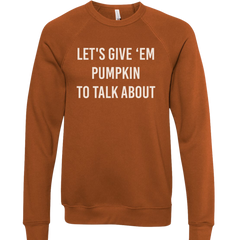 Let's Give 'Em Pumpkin to Talk About Text Only