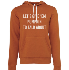 Let's Give 'Em Pumpkin to Talk About Text Only