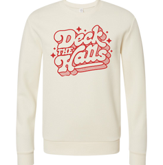 Deck the Halls Distressed Retro Print