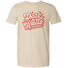 Deck the Halls Distressed Retro Print