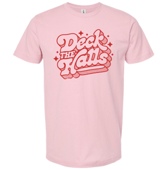 Deck the Halls Distressed Retro Print