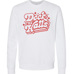 Deck the Halls Distressed Retro Print