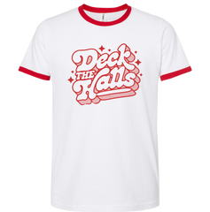 Deck the Halls Distressed Retro Print