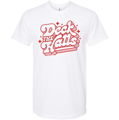 Deck the Halls Distressed Retro Print