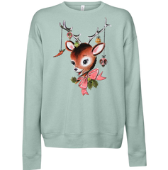 Vintage Pink Reindeer Bust