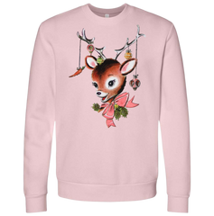 Vintage Pink Reindeer Bust