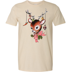 Vintage Pink Reindeer Bust