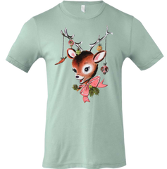 Vintage Pink Reindeer Bust