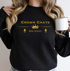Crown Chats Gold Print