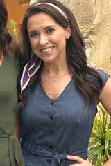 NWT Denim Tie Waist V-Neck Cap Sleeve Midi Dress As Seen On Hallmark - Size 16