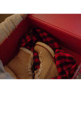 NIB Faux Suede and Faux Fur Lace-Up Boot As Seen On Hallmark Channel - Size 10