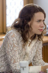 Button Down Floral Lace Blouse As Seen on Hallmark - Size 6