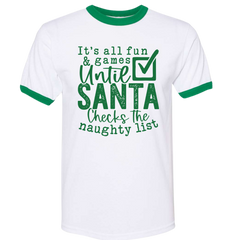 It's All Fun and Games Until Santa Checks the Naughty List