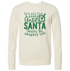 It's All Fun and Games Until Santa Checks the Naughty List