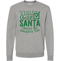 It's All Fun and Games Until Santa Checks the Naughty List