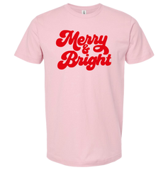 Merry and Bright Red Print