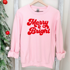 Merry and Bright Red Print