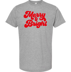 Merry and Bright Red Print