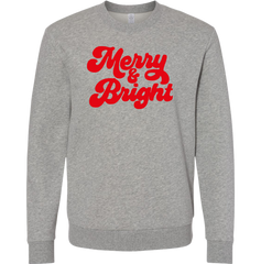 Merry and Bright Red Print