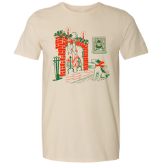 Retro Christmas Fireplace