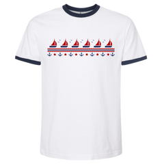 Retro Sailboat Print