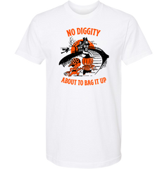 No Diggity About To Bag It Up Retro Trick or Treat Bag