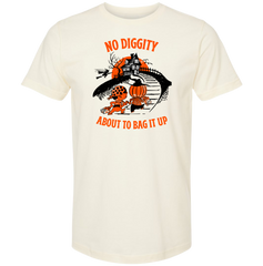 No Diggity About To Bag It Up Retro Trick or Treat Bag